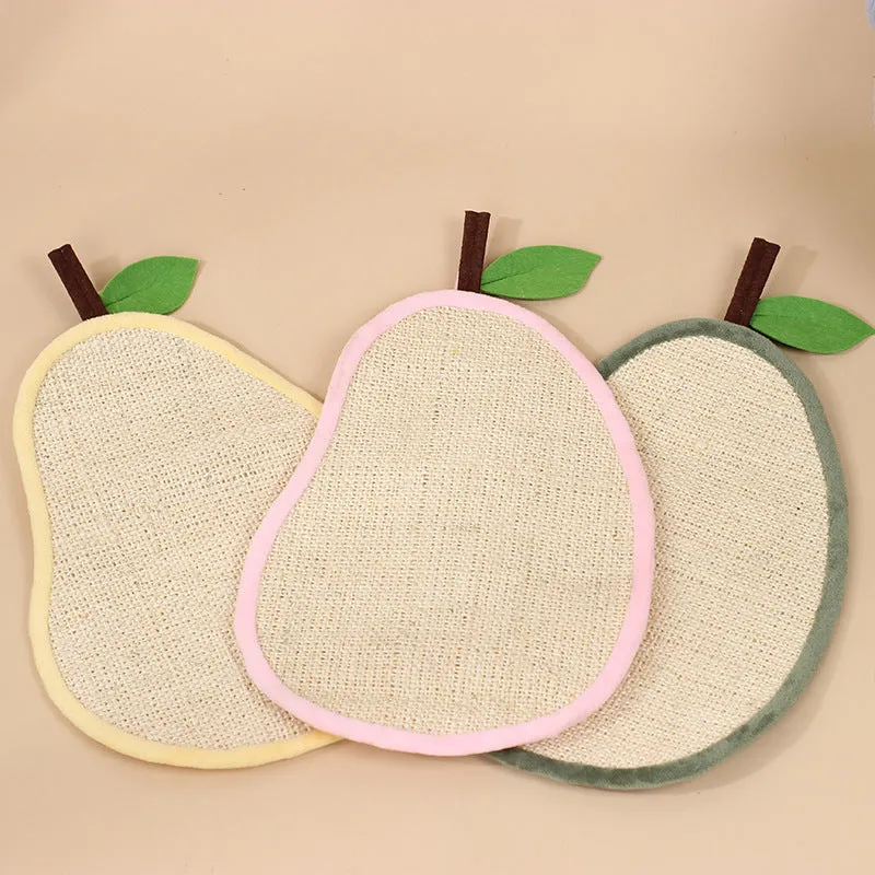 Pear Sisal Hanging Cat Scratching Mat
